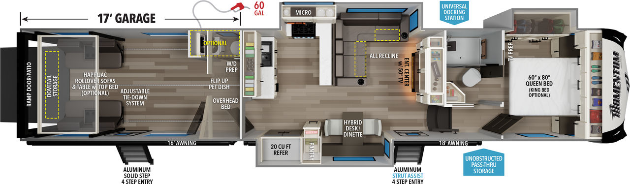 2026 Grand Design Momentum 392M floor plan